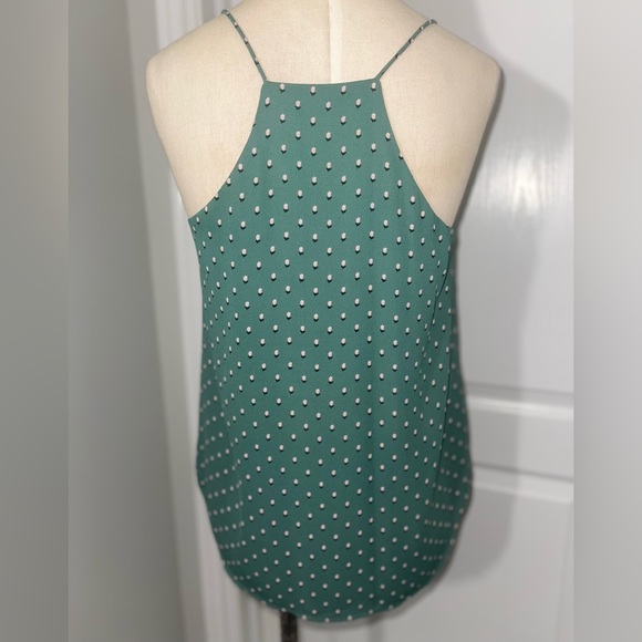 Loft Green Button Front Camisole - Picture 3 of 4